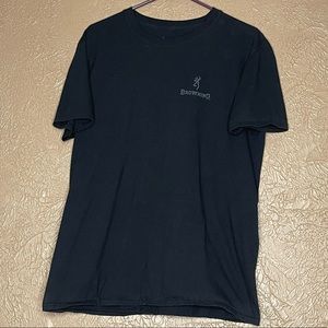 T-Shirt. Short sleeve. Black. Mens. Lg. Browning